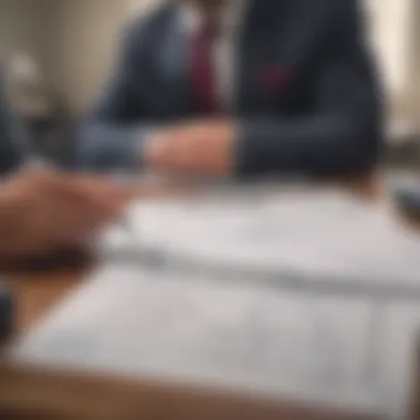 Consultation with a Professional Accountant Professional accountant advising a client