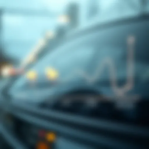 Graph showing car insurance rate fluctuations