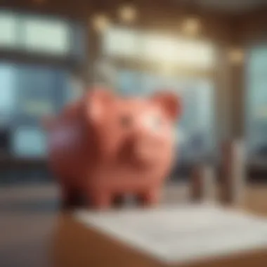 Enhancing Financial Literacy Illustration of financial literacy and smart banking choices
