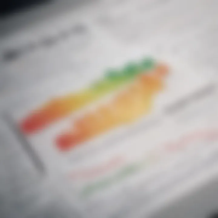 Visual representation of economic indicators impacting interest rates