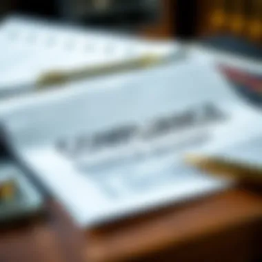 Essential Compliance Documentation Compliance documents organized in a folder