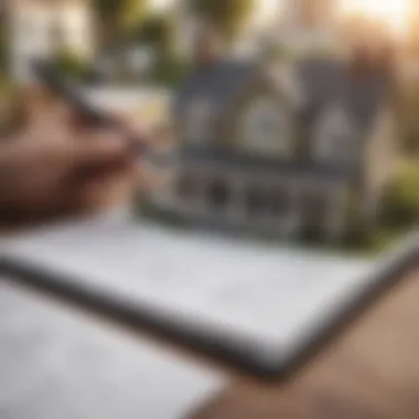 A homeowner reviewing real estate strategies with a notebook