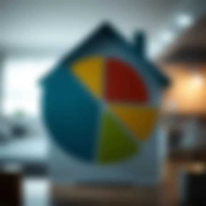 Pie chart illustrating mortgage expense breakdown