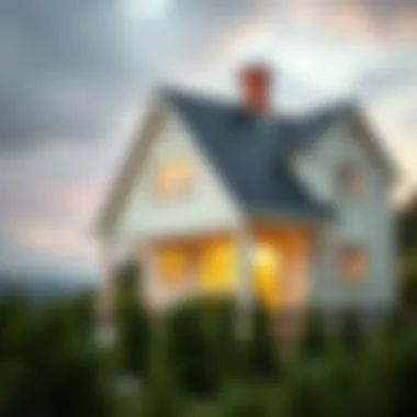 Supply and Demand in Housing Market Visual representation of supply and demand in housing market