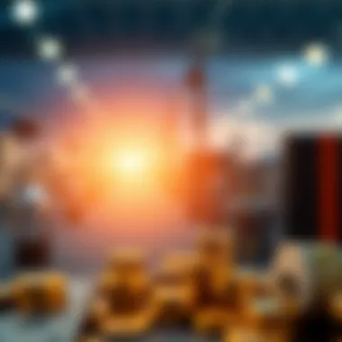 Visual representation of stock portfolio diversification