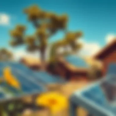 A sustainable community powered by diverse solar applications