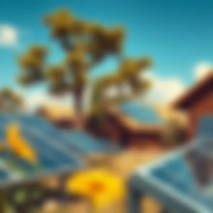 A sustainable community powered by diverse solar applications