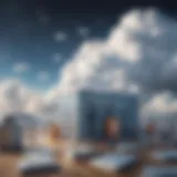 A visual representation of cloud storage architecture