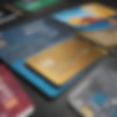 A digital wallet showcasing multiple credit card options for online shopping.