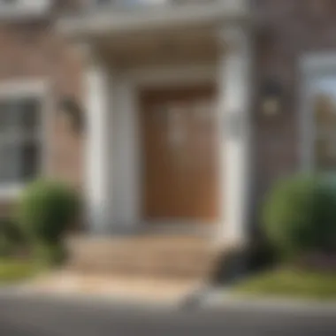 An exterior ramp leading to a front door, ensuring easy access