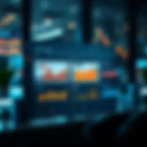 Visual representation of CMA software dashboard