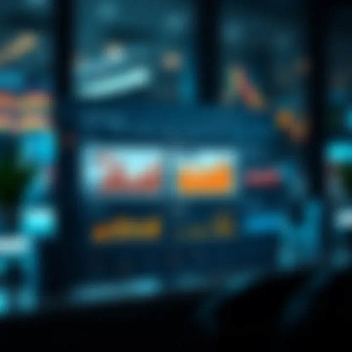 Visual representation of CMA software dashboard