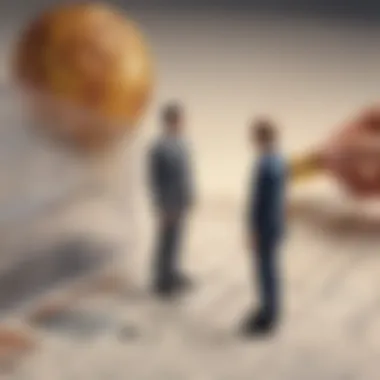 Exploring Language Diversity in Global Business Global business partnerships symbolizing language diversity