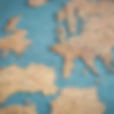 Languages Impacting International Trade Dynamics Map showcasing key languages for international trade