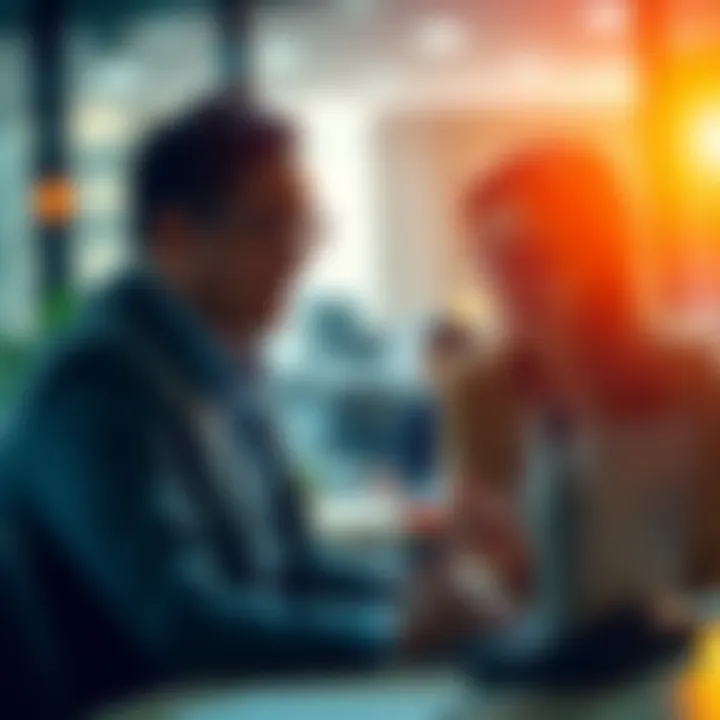 Guidance on Enhancing Employability A career coach advising a client on skills enhancement