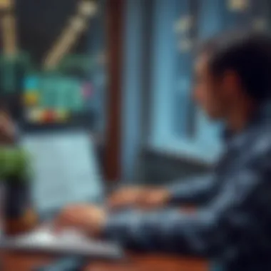 Exploring Job Listings for Experienced Professionals A person reviewing job listings on a laptop