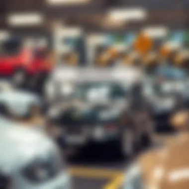 A chart comparing market values of different used car models