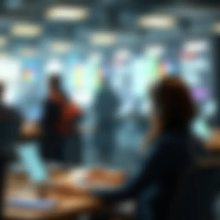Technology's Role in Gig Success An illustration of technology tools enhancing gig job performance