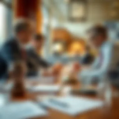 Negotiation Strategies for Licensing A strategic discussion happening over a business table