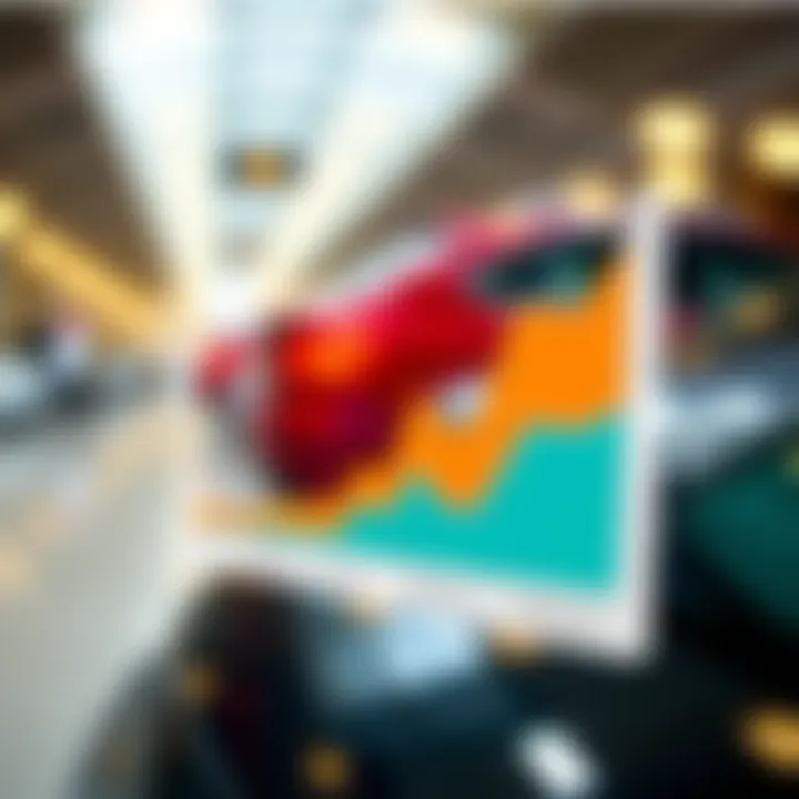 Understanding Market Trends in Trade-In Values Graph depicting market trends in vehicle trade-in values.