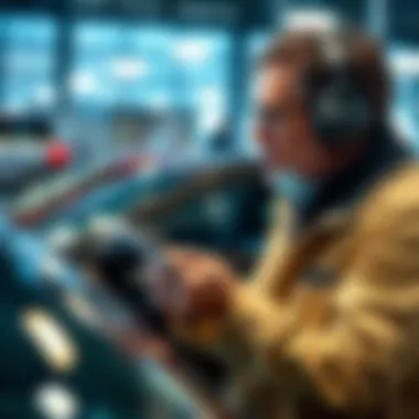 An expert analyzing market trends for used cars