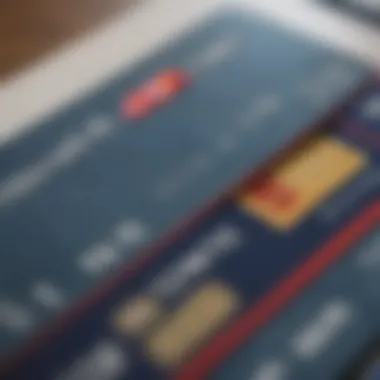 Detailed Look at Bank of America Debit Card A close-up view of a Bank of America debit card