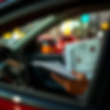 Evaluating Your Car Insurance Policy Person reviewing car insurance policy documents