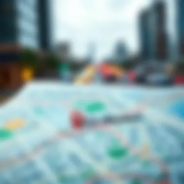 Navigating Local Market Trends Map showing local neighborhoods and market trends