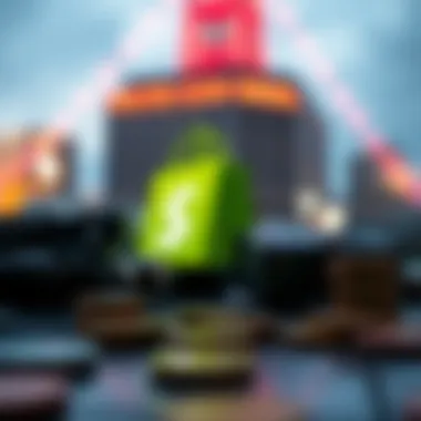 Visual representation of Shopify's financial performance