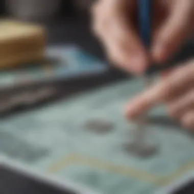 Crafting a Financial Blueprint Visual representation of a financial plan