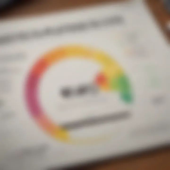 Illustration depicting the impact of missed payments on credit scores