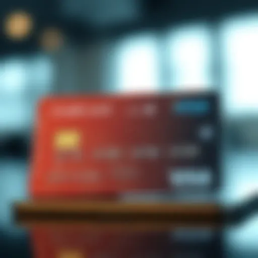 Credit card with zero balance