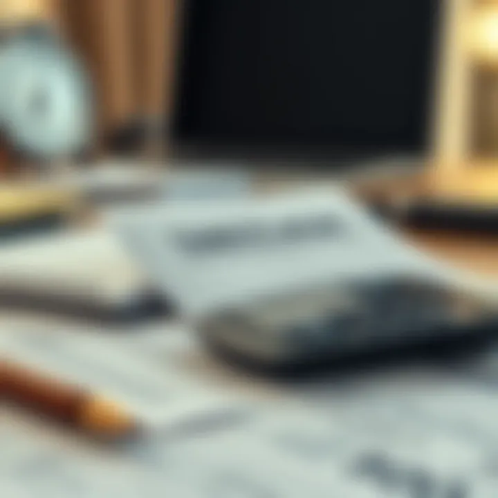 Financial Planning for Remote Work Taxes Calculator and tax documents illustrating remote work financial planning