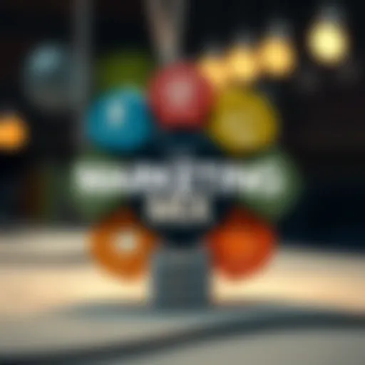 Visual representation of the marketing mix components
