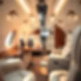 Luxury private jet interior showcasing comfort and elegance