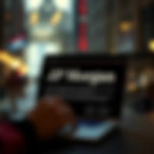 Phishing email example targeting JP Morgan customers