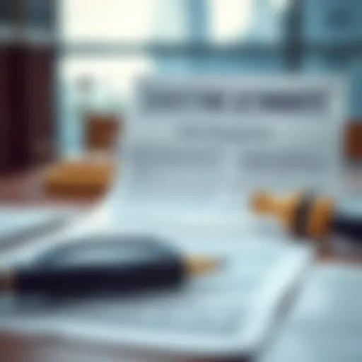 Legal document illustration representing executor authority